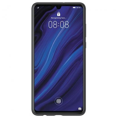 Huawei Silicone Case - оригинален силиконов (TPU) калъф за Huawei P30 (черен) 2