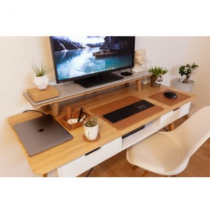 JT Berlin Leather Desk Tray Kreuzberg - кожена кутия за пренадлежности (кафяв) 4