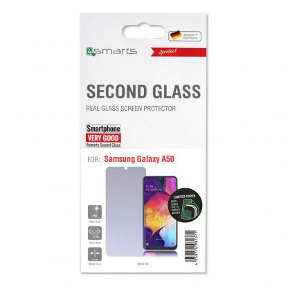 4smarts Second Glass - калено стъклено защитно покритие за дисплея на Samsung Galaxy A50 (прозрачен) 3