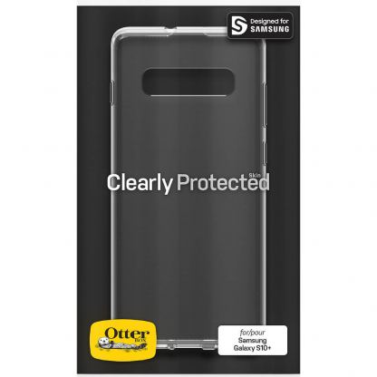 Otterbox Clearly Protected Skin Case - тънък силиконов кейс за Samsung Galaxy S10 Plus (прозрачен) 5