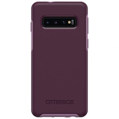 Otterbox Symmetry Series Case - хибриден кейс с висока защита за Samsung Galaxy S10 (лилав) 2