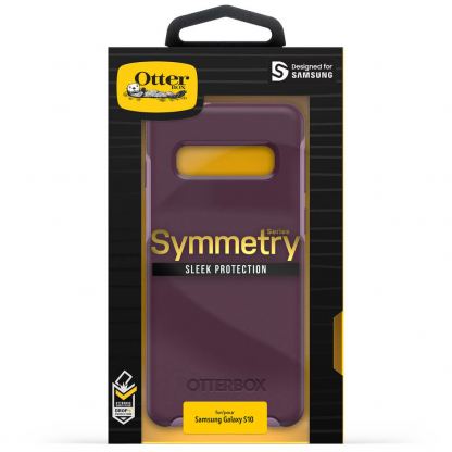 Otterbox Symmetry Series Case - хибриден кейс с висока защита за Samsung Galaxy S10 (лилав) 7