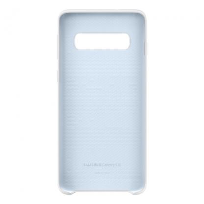 Samsung Silicone Cover Case EF-PG973TW - оригинален силиконов кейс за Samsung Galaxy S10 (бял) 3