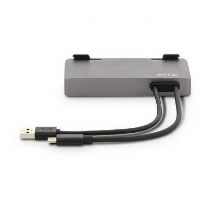 LMP Attach Hub - мултифункционален хъб за свързване на допълнителна периферия за iMac с USB-C (тъмносив) 3