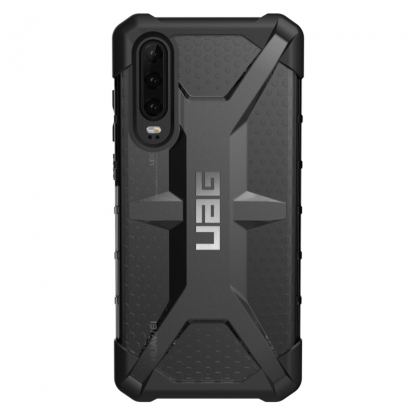 Urban Armor Gear Plasma - удароустойчив хибриден кейс за Huawei P30 (черен-прозрачен) 2