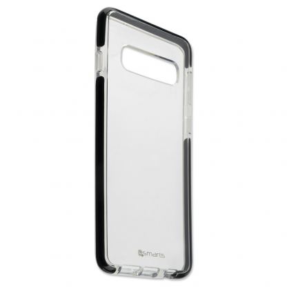 4smarts Soft Cover Airy Shield - хибриден удароустойчив кейс за Samsung Galaxy S10 (черен-прозрачен) 2