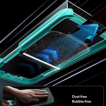 2 броя стъклени защитни покрития за дисплея на Samsung Galaxy S26 Ultra - ESR Armorite Screen Shield 2.5D Tempered Glass 2 Pack (прозрачен) 5