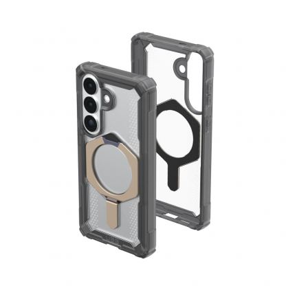 Удароустойчив хибриден кейс с MagSafe за Samsung Galaxy S26 - UAG Plasma XTE MagSafe Case (сив) 3