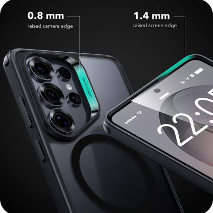 Хибриден кейс с висока степен на защита с MagSafe за Samsung Galaxy S26 Ultra - ESR Classic Hybrid HaloLock MagSafe Case  (черен-мат) 2