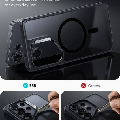 Хибриден кейс с висока степен на защита с MagSafe за Samsung Galaxy S26 Ultra - ESR Classic Hybrid HaloLock MagSafe Case  (черен-мат) 3