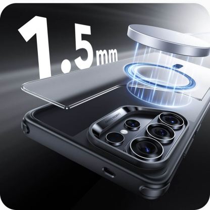 Хибриден кейс с висока степен на защита с MagSafe за Samsung Galaxy S26 Ultra - ESR Classic Hybrid HaloLock MagSafe Case  (черен-мат) 6