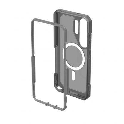 Удароустойчив хибриден кейс с MagSafe за Samsung Galaxy S26 Ultra - UAG Trooper MagSafe Case (сив) 14