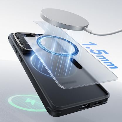 Хибриден кейс с висока степен на защита с MagSafe за Samsung Galaxy S26 Ultra - ESR Classic Hybrid HaloLock Kickstand MagSafe Case (черен)  6