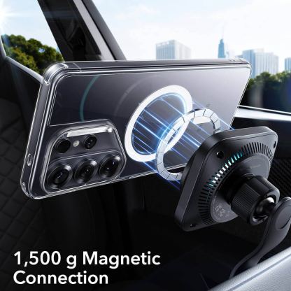 Хибриден кейс с висока степен на защита с MagSafe за Samsung Galaxy S26 Ultra - ESR Classic Hybrid HaloLock MagSafe Case (прозрачен) 2