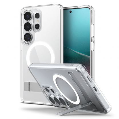 Хибриден кейс с висока степен на защита с MagSafe и вградена поставка за Samsung Galaxy S26 Ultra - Spigen Ultra Hybrid S MagSafe Case 3