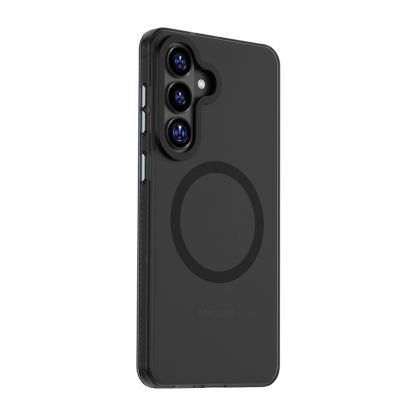 Хибриден удароустойчив кейс с Qi2 за Samsung Galaxy S26 Plus - Benks Magnetic Lucid Armor Case (черен) 3