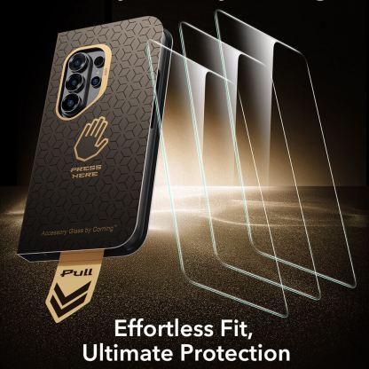 Висок клас стъклено защитно покритие на Samsung Galaxy S26 Ultra - ESR Armorite Pro Corning Gorilla Glass UltraFit (прозрачен) 6