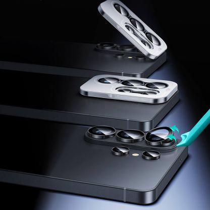 Предпазни стъклени лещи за камерата на Samsung Galaxy S26 Ultra - ESR Armorite Camera Lens Glass Protector (черен) 2