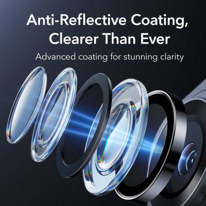 Предпазни стъклени лещи за камерата на Samsung Galaxy S26 Ultra - ESR Armorite Camera Lens Glass Protector (черен) 6