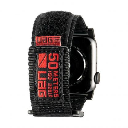 Urban Armor Gear Active Watch Strap - изключително здрава текстилна каишка за Apple Watch 38мм, 40мм (черен) 3