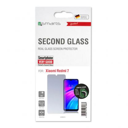 4smarts Second Glass Limited Cover - калено стъклено защитно покритие за дисплея на Xiaomi Redmi 7 (прозрачен) 2