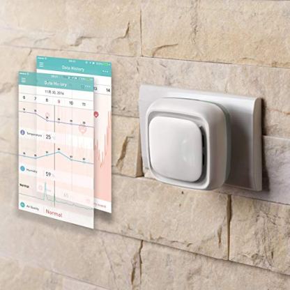 Lollipop Sensor - допълнителен сензор за температурата, влажността и качеството на въздуха за Lollipop Baby Camera (сив) 5