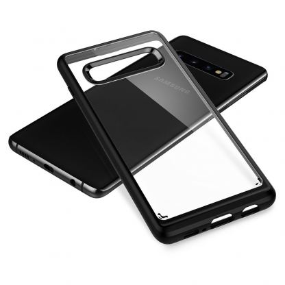 Spigen Ultra Hybrid Case - хибриден кейс с висока степен на защита за Samsung Galaxy S10 (черен) 6