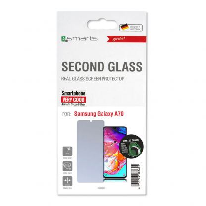 4smarts Second Glass - калено стъклено защитно покритие за дисплея на Samsung Galaxy A70 (прозрачен) 2