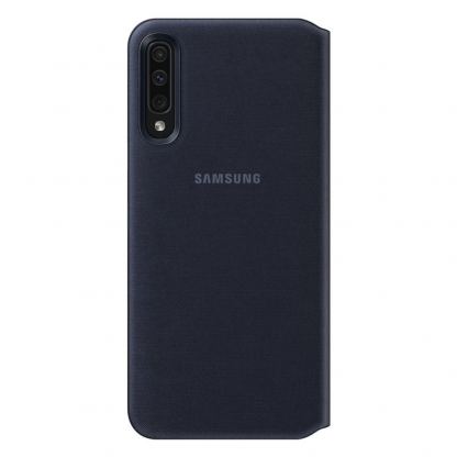 Samsung Wallet Cover EF-WA505PBEG - оригинален кожен кейс за Samsung Galaxy A50 (черен) 4