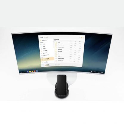 Samsung Dex Station EE-MG950 - многофункционална док станция за Samsung Galaxy Note 9, S10, S9, S8 сериите (черен) (разопакован продукт) 10