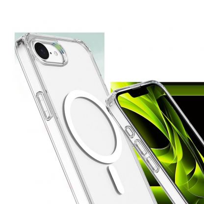 Хибриден кейс с най-висока степен на защита с MagSafe за iPhone 16e, iPhone 17e - Mobile Origin Easy Hybrid MagSafe Case (прозрачен) 4