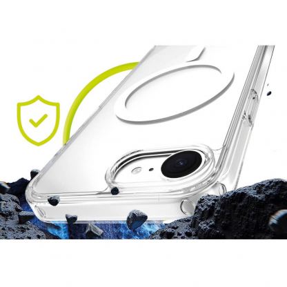 Хибриден кейс с най-висока степен на защита с MagSafe за iPhone 16e, iPhone 17e - Mobile Origin Easy Hybrid MagSafe Case (прозрачен) 7