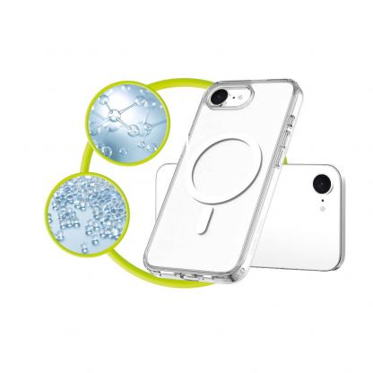 Хибриден кейс с най-висока степен на защита с MagSafe за iPhone 16e, iPhone 17e - Mobile Origin Easy Hybrid MagSafe Case (прозрачен) 9
