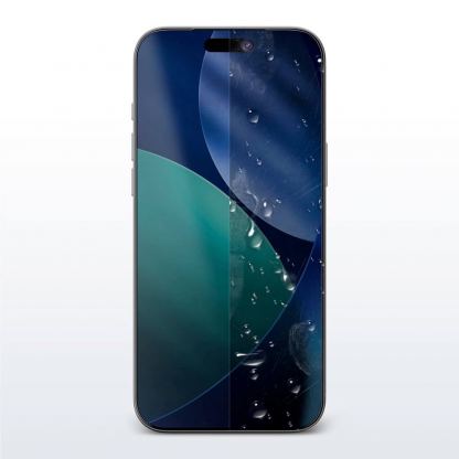 Калено стъклено защитно покритие за целия дисплей на iPhone 17 Pro Max - AmazingThing Titan Filter 7 Full Cover Glass (прозрачен-черен) 9