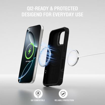  Поликарбонатов кейс с вграден дисплей на задната част и NFC за iPhone 17 - 4smarts E-Ink Case with NFC Display (черен) 7