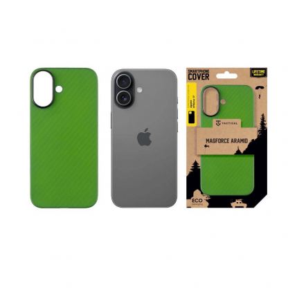 Кевларен кейс с MagSafe за iPhone 17 - Tactical MagForce Aramid Case (зелен) 5