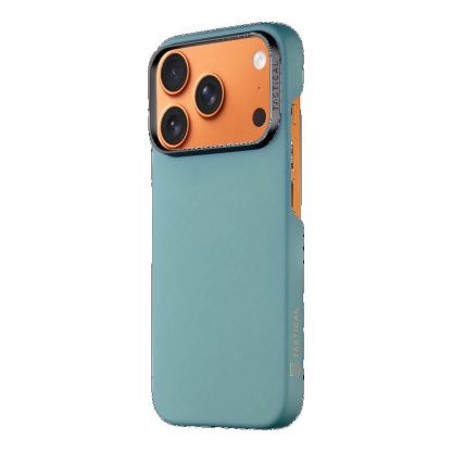 Кевларен кейс с MagSafe за iPhone 17 Pro - Tactical MagForce Aramid Case (светлосин) 3