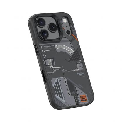 Хибриден удароустойчив кейс с MagSafe за iPhone 17 Pro - Benks Magnetic Dynamic Mecha Case (черен) 3