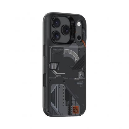 Хибриден удароустойчив кейс с MagSafe за iPhone 17 Pro - Benks Magnetic Dynamic Mecha Case (черен) 4