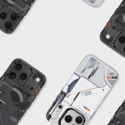 Хибриден удароустойчив кейс с MagSafe за iPhone 17 Pro - Benks Magnetic Dynamic Mecha Case (черен) 6