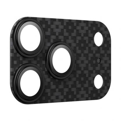 Предпазни стъклени лещи с цяла кевларна плочка за камерата на iPhone 17 Pro Max - Benks ArmorWarrior Aramid Lens Protector Tempered Glass (черен) 3