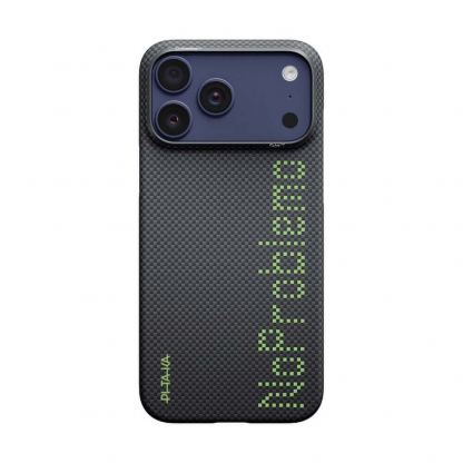 Кевларен кейс с MagSafe за iPhone 17 Pro Max - Pitaka Aries NoProblemo Ultra Slim Aramid Fiber Case 2