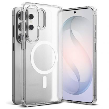 Хибриден кейс с висока степен на защита с MagSafe за Samsung Galaxy S26 Ultra - Ringke Fusion Magnetic Case (прозрачен-мат) 3