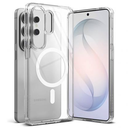 Хибриден кейс с висока степен на защита с MagSafe за Samsung Galaxy S26 Ultra - Ringke Fusion Magnetic Case (прозрачен) 3