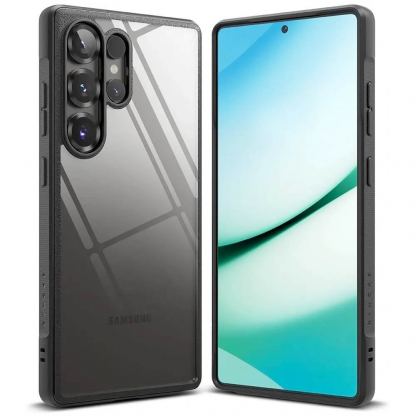 Хибриден удароустойчив кейс за Samsung Galaxy S26 Ultra - Ringke Fusion Bold Case (черен-прозрачен) 2