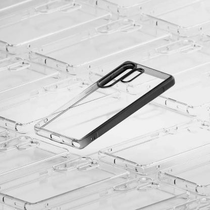 Хибриден удароустойчив кейс за Samsung Galaxy S26 Ultra - Ringke Fusion Bold Case (черен-прозрачен) 7