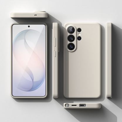 Силиконов (TPU) калъф с MagSafe за Samsung Galaxy S26 Ultra - Ringke Liquid Silicone Magnetic Case (бежов) 4