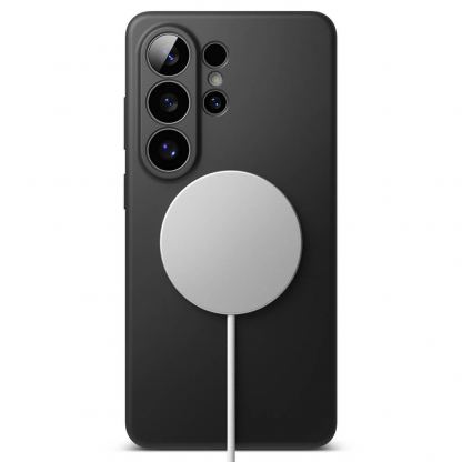 Силиконов (TPU) калъф с MagSafe за Samsung Galaxy S26 Ultra - Ringke Liquid Silicone Magnetic Case (черен) 2