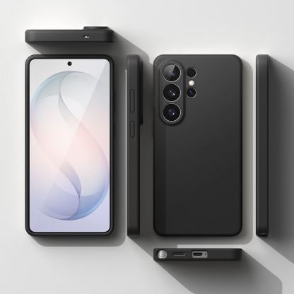 Силиконов (TPU) калъф с MagSafe за Samsung Galaxy S26 Ultra - Ringke Liquid Silicone Magnetic Case (черен) 6