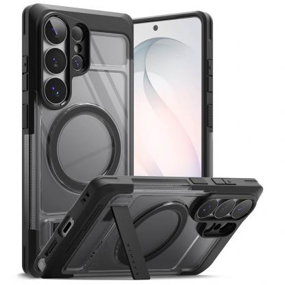 Хибриден удароустойчив кейс с MagSafe и вградена поставка за Samsung Galaxy S26 Ultra - Ringke UX Magnetic Case 3